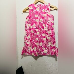 Lilly Pulitzer Floral Kids Dress Sz 7
